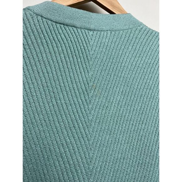 St. John Collection Green Ribbed Cardigan Sz. 6 - Picture 6 of 6